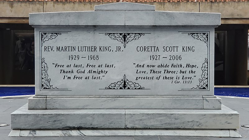 epitáfio de martin luther king jr