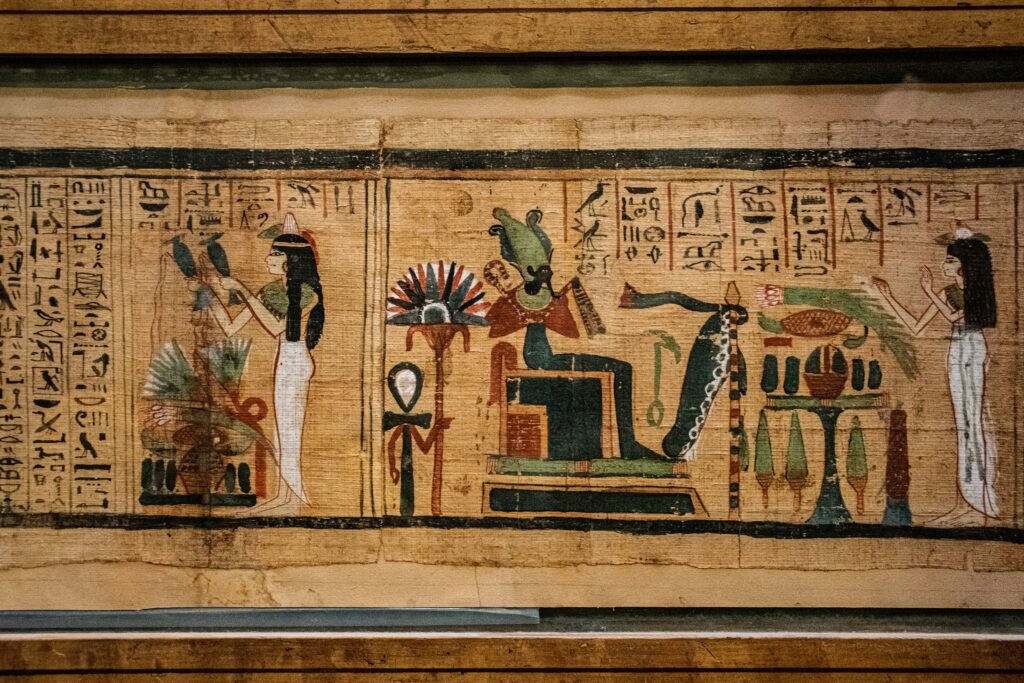 mumificação egito antigo pintura